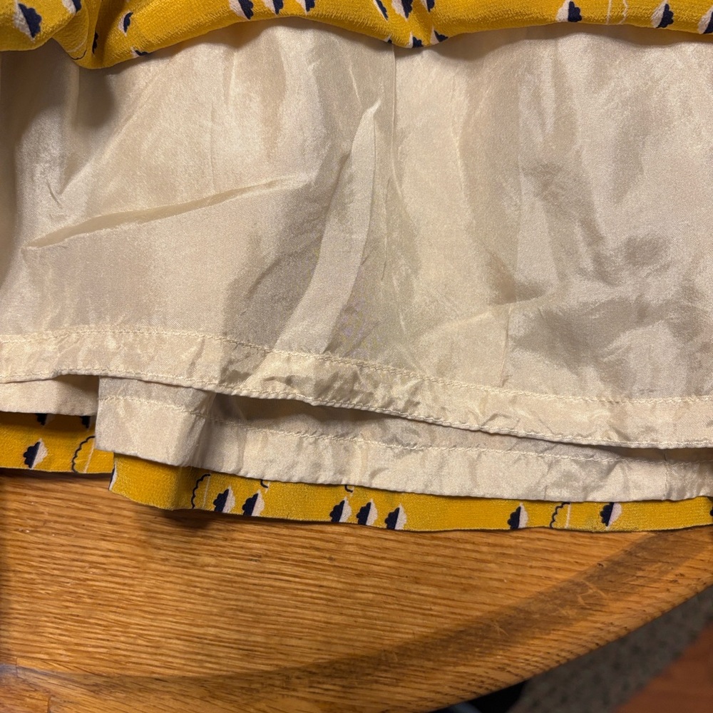 Lauren Moffatt Charming Yellow and Blue Dress - Picture 3 of 13